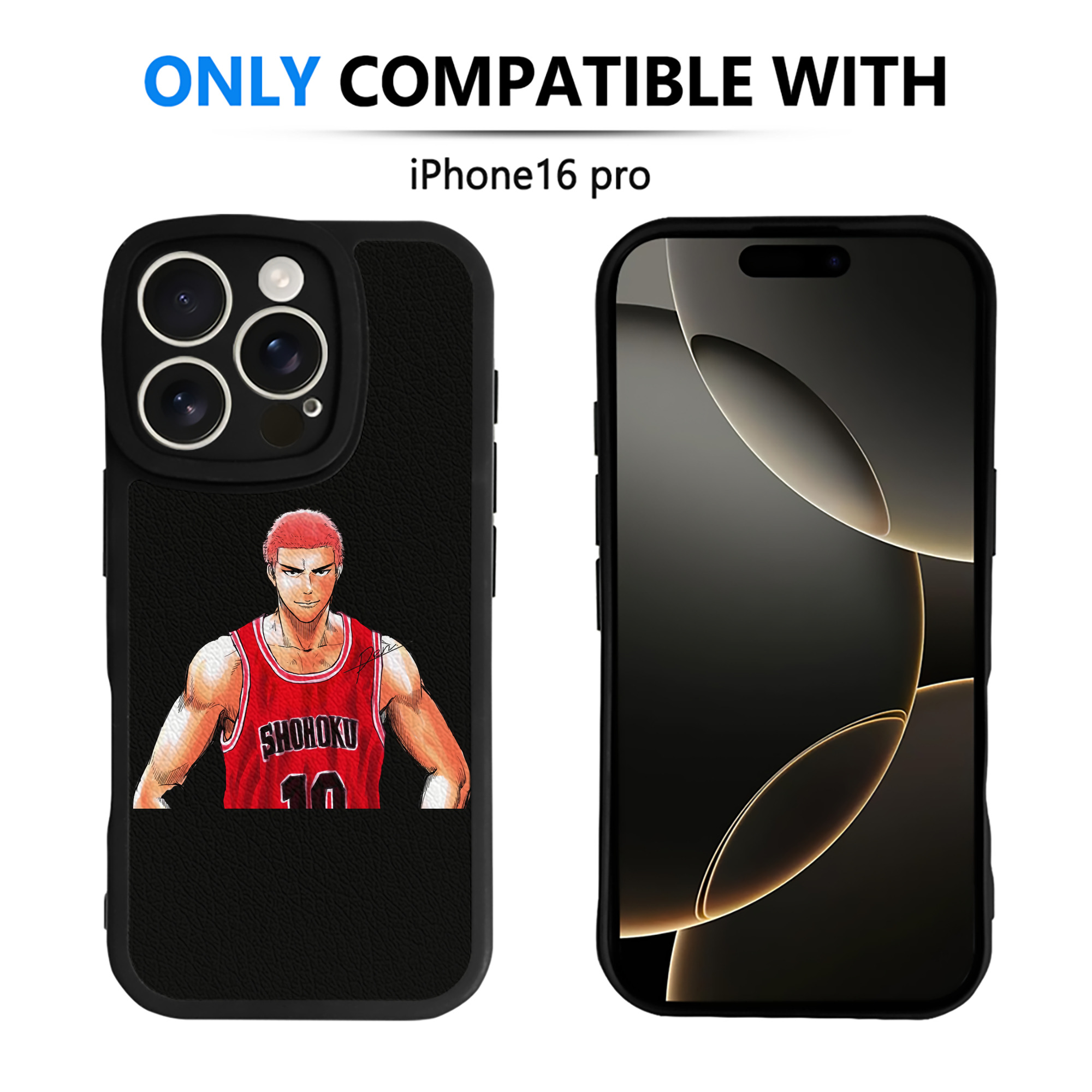 （画像用） SLAM DUNK／スラムダンク 【iPhone 16シリーズ対応】シリコンスマホケース（レザー調） 材質：シリコン